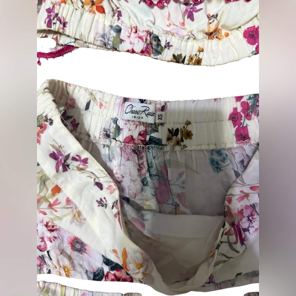 Charo Ruiz Ibiza Set Cara fera ruffled floral top skirt set - Picture 3 of 5